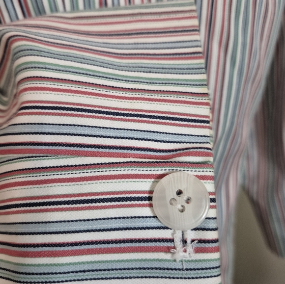 Cute Striped Blazer by FDJ Multi Color - Picture 6 of 11